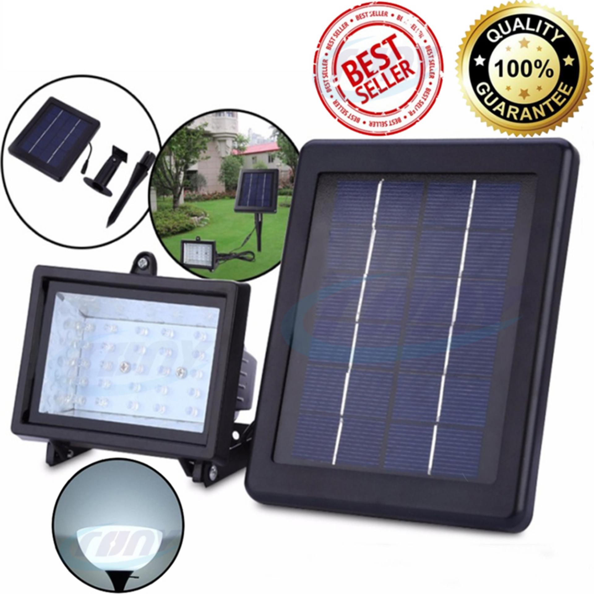 XML-Solar Energy Saving 30 LED Solar Spotlight With Solar Panel(White Light)