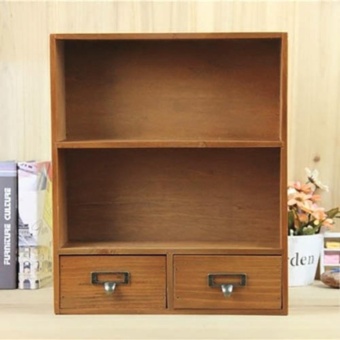 สนใจซื้อ Zakka ตู้ไม้ 2 ชั้น พร้อมลิ้นชัก 2 ช่อง WD013 (สีไม้เข้ม) จัดโปรโมชั่น Zakka ตู้ไม้ 2 ชั้น พร้อมลิ้นชัก 2 ช่อง WD013 (สีไม้เข้ม)