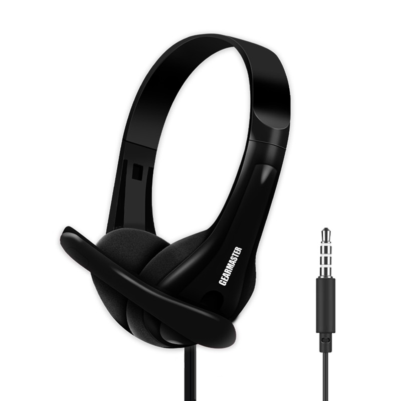 ?ส่งเร็ว? ร้านDMแท้ๆ GEARMASTER GMN-09 Headphone หูฟัง มือถือ โน๊ตบุ๊ค สำหรับเด็กเรียนออนไลน์ หูฟังเด็ก แจ็ค3ขีด TRRS #DM 09