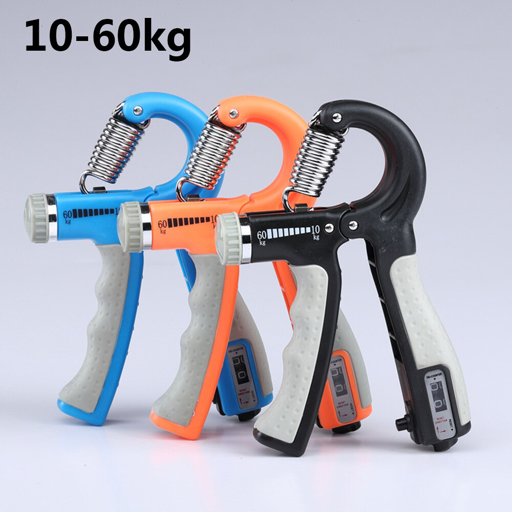 FASHION ALEKSEY 10-60kg Adjustable Strengthener Fitness Body Building Muscle Training Strength Power Grips Hand Grip Wrist Forearm