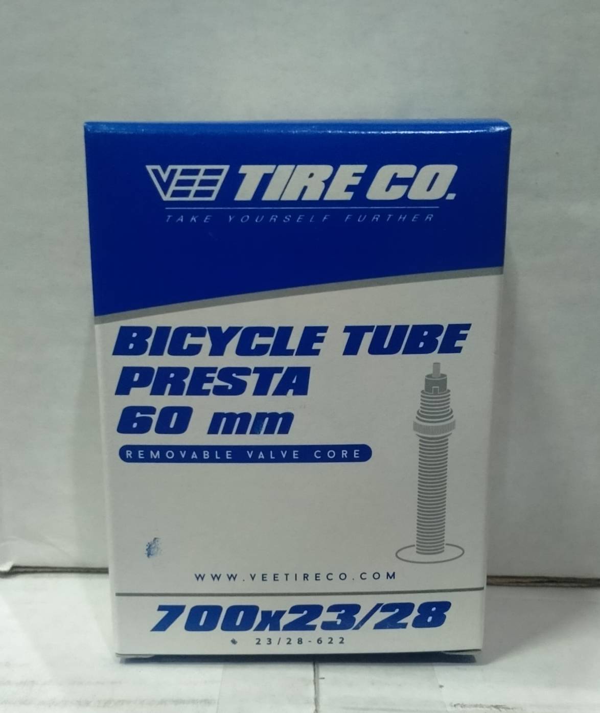 ยางในจักรยาน VEE TIRE CO ขนาด 700X23/28-622 48 MM / 60 MM / 80MM (บรรจุ 1 เส้น)