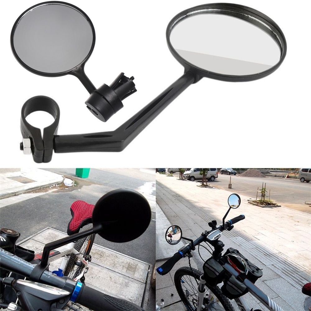 THEISM PERSECUTE64TH2 Flexible Rear View Rubber+ABS Cycling Adjustable Bike Rearview Bicycle Mirror Motorcycle Looking Glass Handlebar