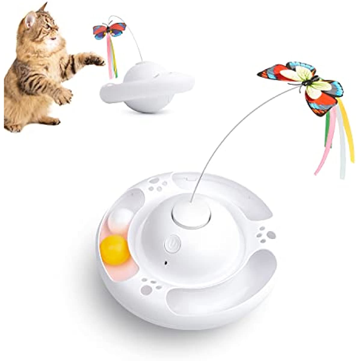 Leaps & bounds electric best sale flutter butterfly cat toy