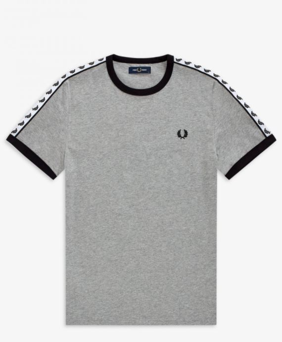 เสื้อยืดแขนสั้น Fred perry  งานปักลายแขน งานป้าย พร้อมส่ง