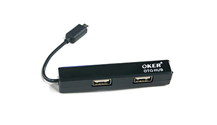 ?ส่งเร็ว? ร้านDMแท้ๆ OKER H-418 USB Android 2.0 HUB to HUB USB OTG Micro OTG HUB 4 Port #DM