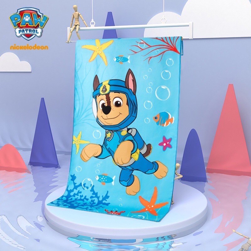 ผ้าขนหนู paw patrol 2 ผ้าเช็ดตัวเด็ก