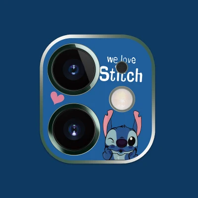 Original Luxury Stitch Mickey Camera Protector Case for Iphone 12 Camera Film for Iphone 11 ProMax Lens Protective Film (5)