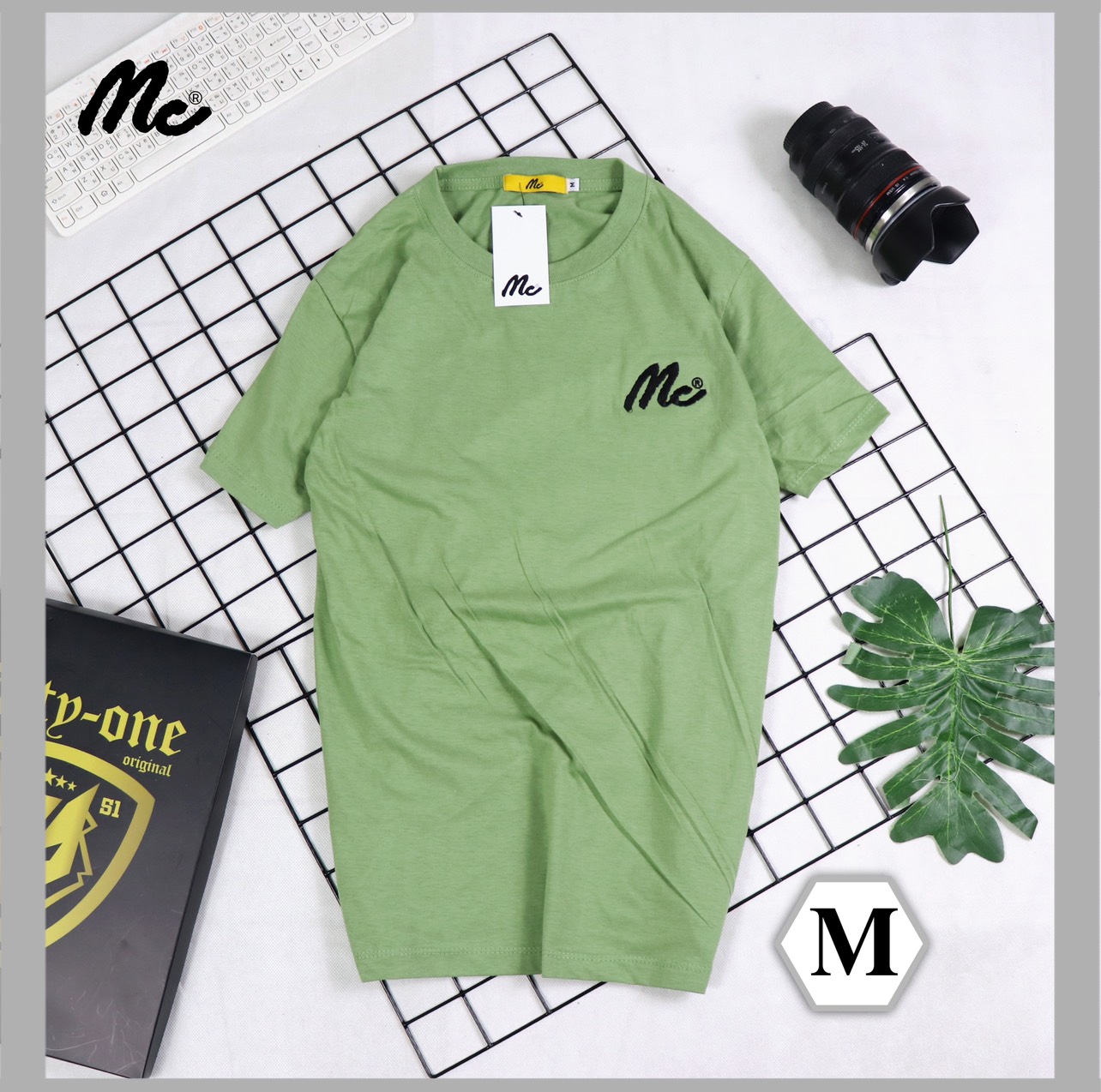 ?เสื้อคอกลม S M L XLผ้าคัทต้อน งานปักลายMC&ป้ายห้อย  เรียบหรูดูดี มีบริการเก็บเงินปลายทาง☺️