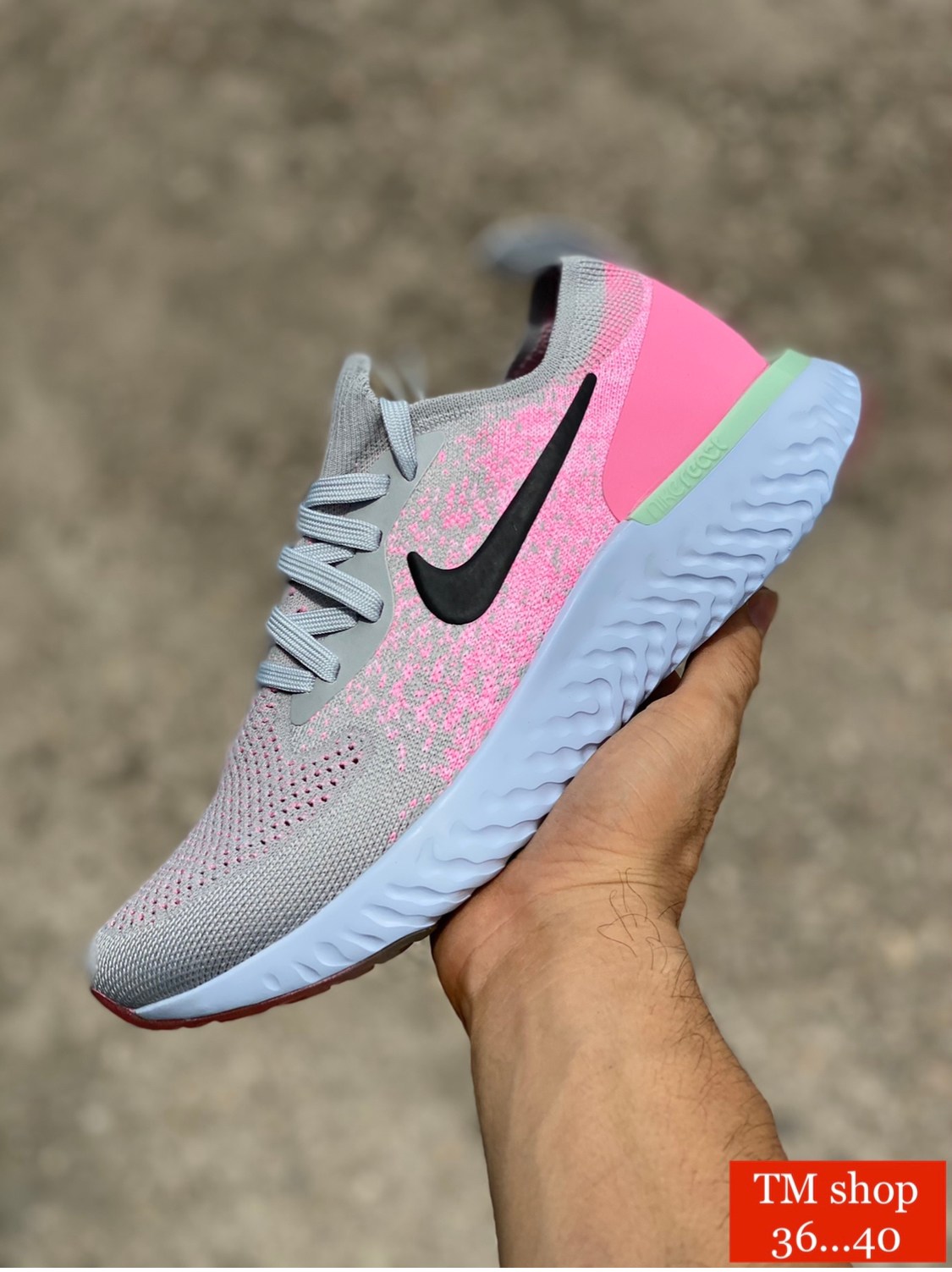 【ของแท้ 100%】รองเท้าวิ่งหญิงNIKE EPIC REACT FLYKNIT 2 (36-40EU) รองเท้าวิ่งมาราธอน รองเท้าออกกำลังกาย รองเท้าลำลอง จัดส่งพร้อมกล่องและใบเสร็จ