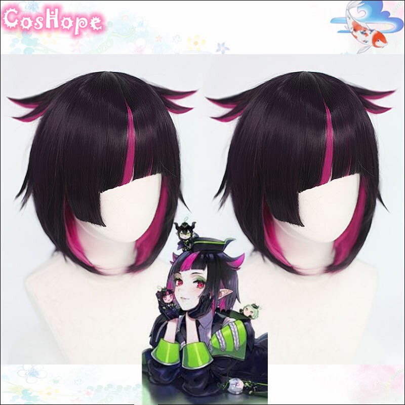 Lilia Vanrouge Wig Twisted Wonderland Cosplay Women Short Wig Cosplay Anime Cosplay Wigs Heat Resistant Synthetic Wigs