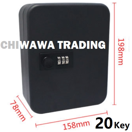 20 36 Keys Metal Wall Mount Key With 4 Digit Safe Pas Security Storage