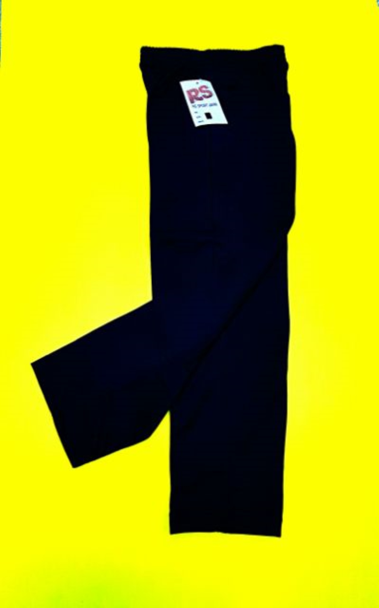 กางเกงวอร์ม กางเกงพละ ของนักเรียน ชาย-หญิง สีดำ ขายาว ยี่ห้อ RS SPORT