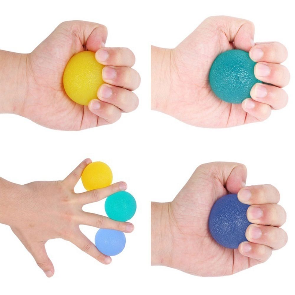WHRTH โบนัสแบบพกพาอุปกรณ์ความเครียดการเคลื่อนไหวฟิตเนสใช้กำลัง Hand Finger Strengthener 1Pcs จับการออกกำลังกาย Ball