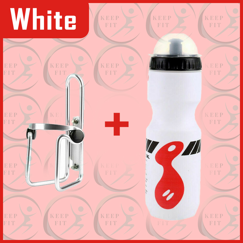 KEEP FIT ขวดน้ำดื่มแบบพกพา Bicycle water bottle ขวดน้ำ + ขากระติกน้ำจักรยาน ขวดน้ำกีฬาสำหรับขับขี่จักรยาน กีฬาและกิจกรรมกลางแจ้ง จักรยาน ขวดน้ำ