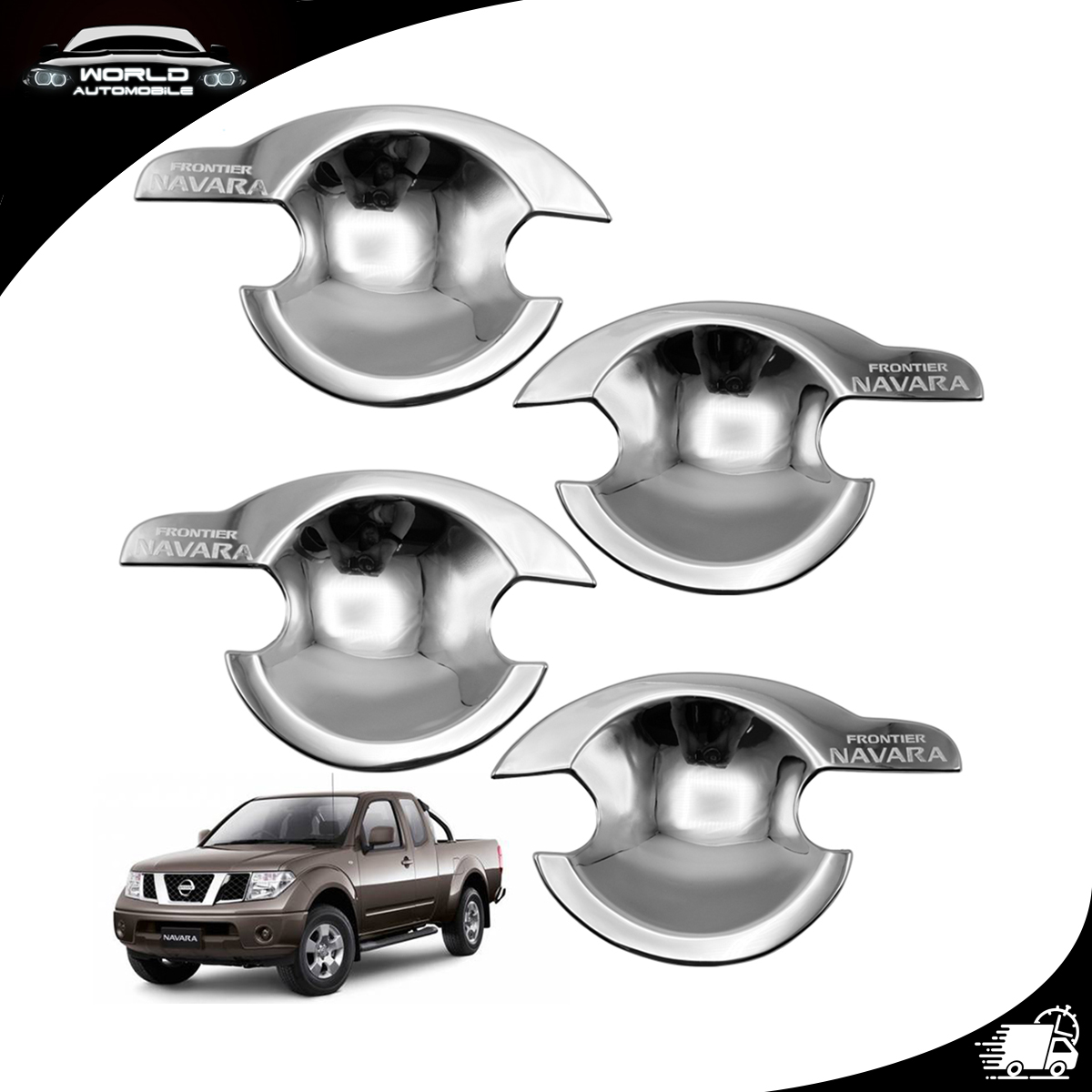 Bao wing Cup galaxy4 cattle oleva Aimee ี่ cedar door Nissan Aftermarket Navara D40 Frontier door 2006 - 2014 have service freight collect ราคา 575 บาท*ส่งฟรี