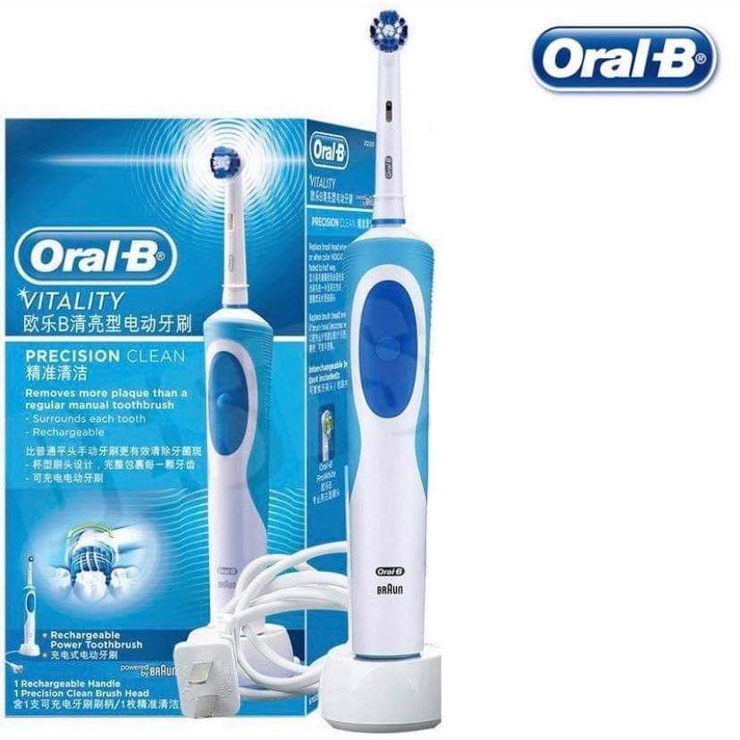 แปรงสีฟันไฟฟ้า แปรงสีฟันไฟฟ้า Oral B D12/D100 รุ่น Viality Precision clean