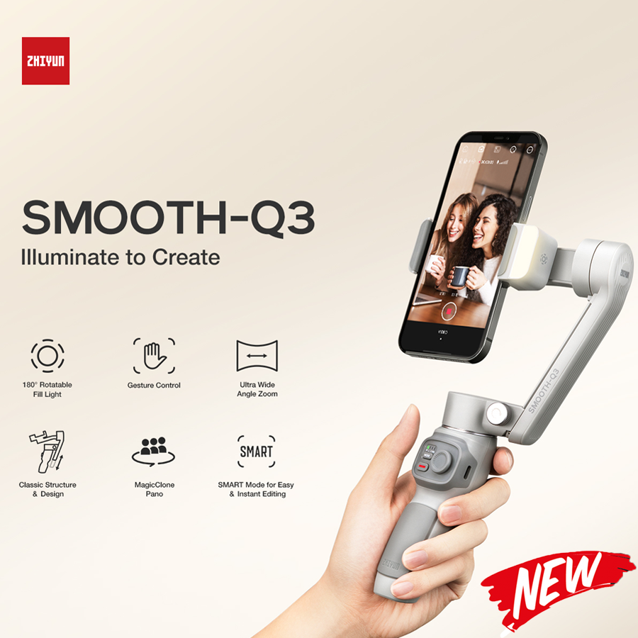 Zhiyun Smooth Q3 ไม้กันสั่น 3 แกน สำหรับสมาร์ทโฟน