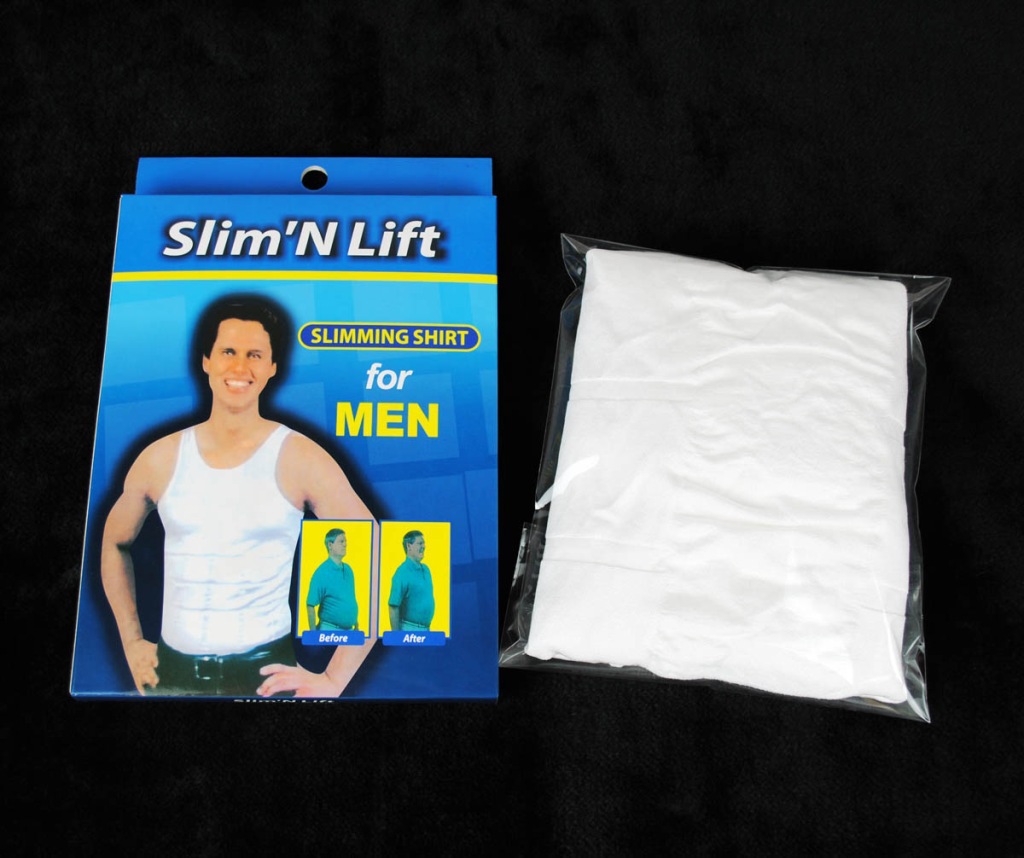 Men toning vest slim n lift TV shopping waist internal garment TV accept under heart
