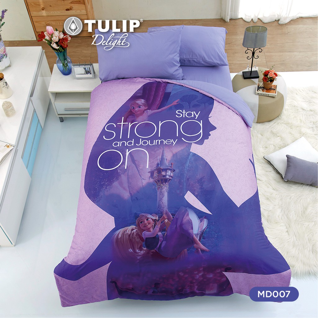 Tulip รุ่น Delight Digital Print ผ้าห่มนวม 60X80 ลิขสิทธิ์ Disney Princess ลาย MD007 ราคา 1,450 บาท*ส่งฟรี