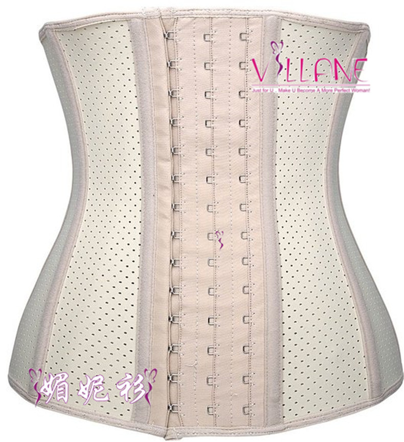 Court exercise waist support of corsets postpartum belly in the rubber belt mesh breathable garment