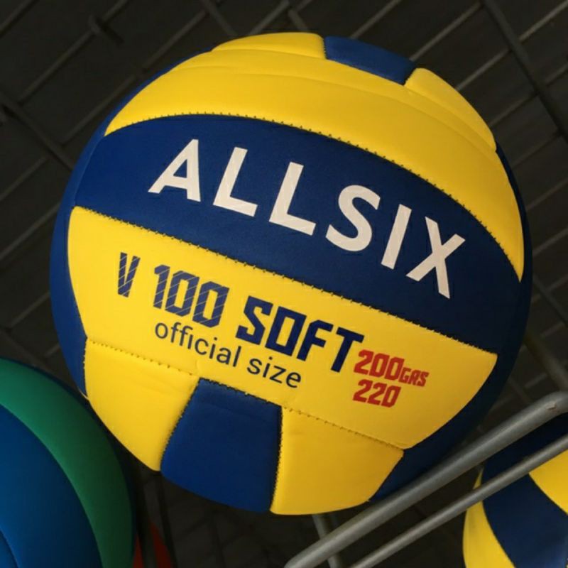 ลูกวอลเล่ย์บอล ALLSIX ของแท้ สำหรับซ้อม/ฝึกฝน และแข่งขันเป็นทีม ลูกวอลเล่ย์บอล ALLSIX แท้ เบอร์ 5 สำหรับทักเพศ ทุกวัย