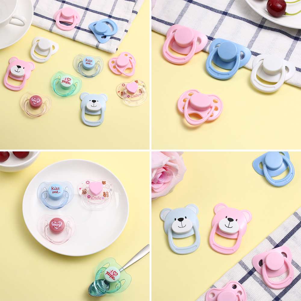 JIYAN2866 Lovely Accessories Kids Toy Handmade Simulation New Baby Dummy Nipples Doll Magnet Pacifier