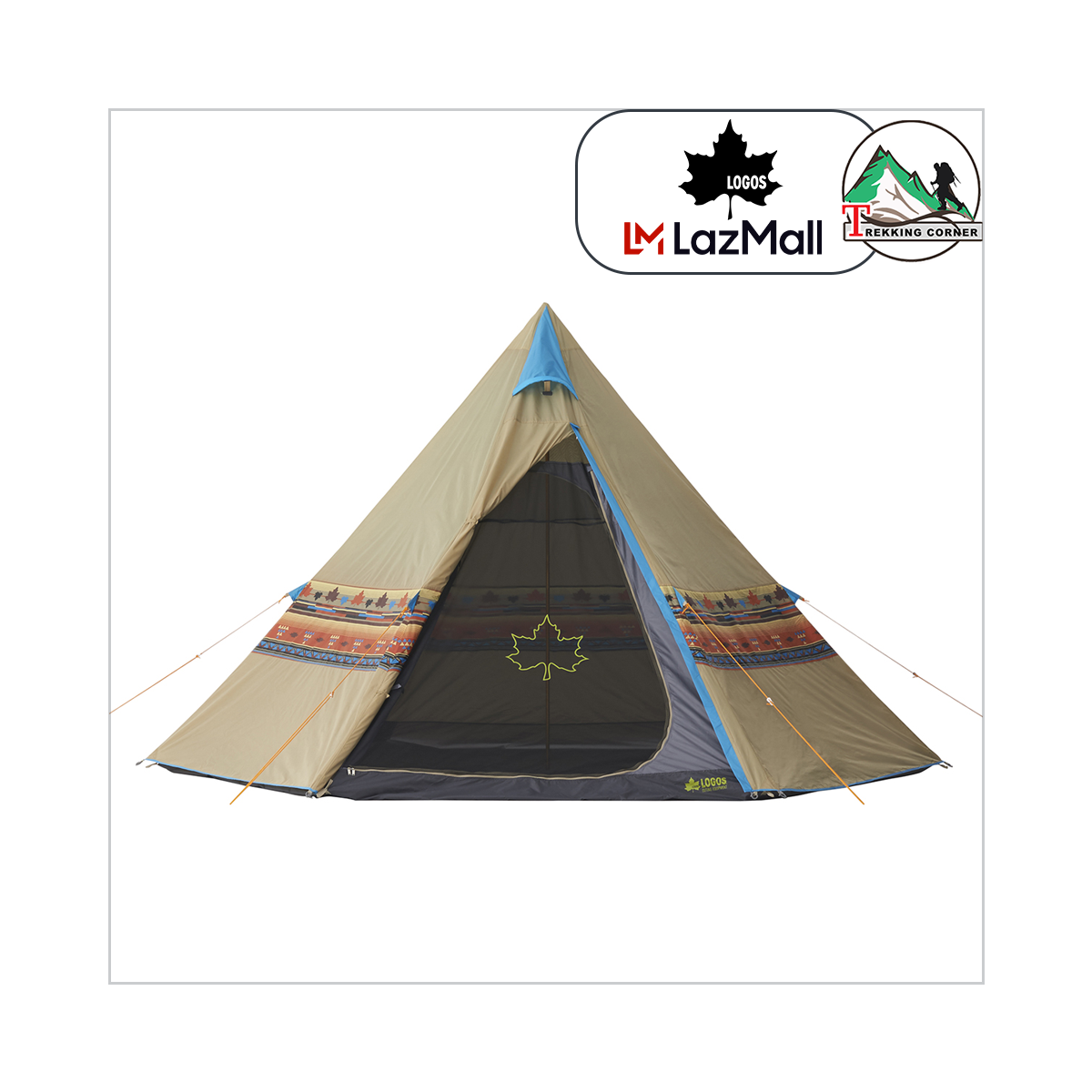LOGOS Navajo Tepee 400 เต็นท์กระโจม Navajo (ขนาดกว้าง 400 ซม.) ราคา 18,000 บาท*ส่งฟรี