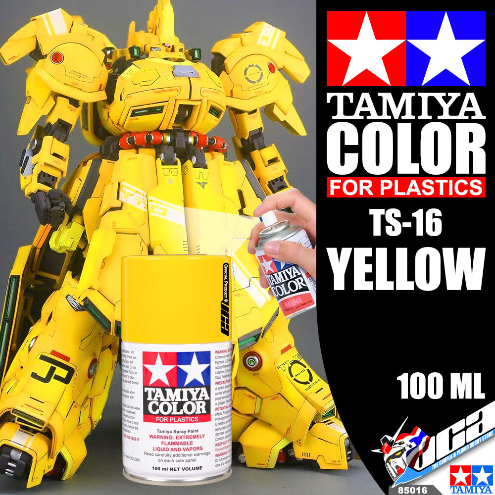 TAMIYA 85016 TS-16 YELLOW COLOR SPRAY PAINT CAN 100ML