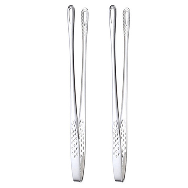 Stainless Steel Precision Kitchen Culinary Tweezer Tongs Long