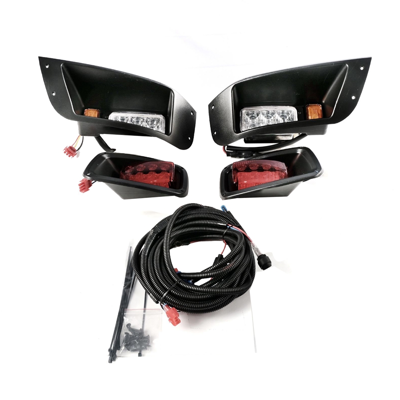 Golf Cart LED Headlight and Tail Light Kit for Club Car EZGO TXT Golf