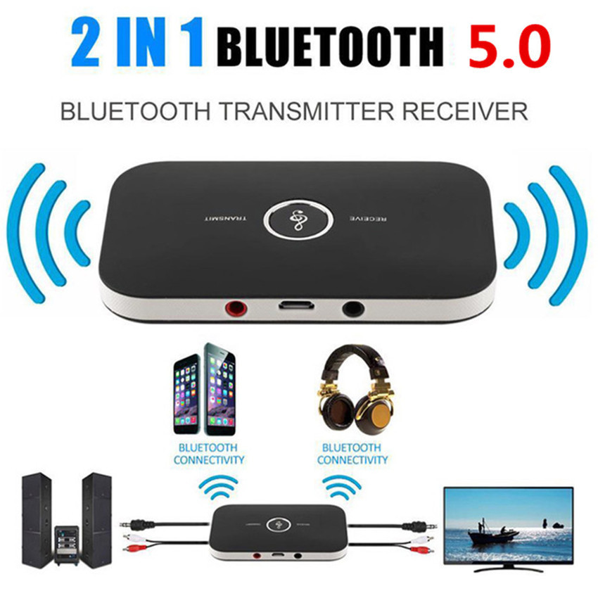 Bluetooth 5.0 Audio Transmitter Receiver 2 IN 1 Wireless Bluetooth Audio