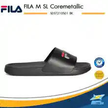 ภาพขนาดย่อสินค้าFila รองเท้าฟีล่า รองเท้าแตะ รองเท้าผู้ชาย รองเท้าลำรอง Men SL Coremetallic SDST210501 BK / NVWH (590)