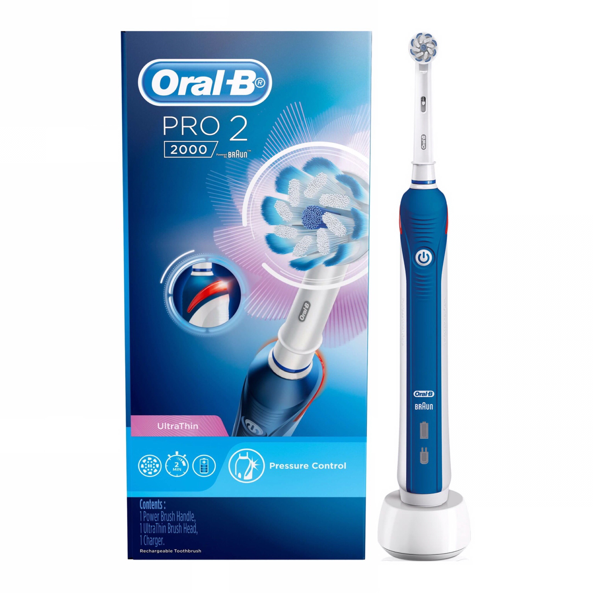 ออรัลบี โปร 2 2000 แปรงสีฟันไฟฟ้า Oral-B Pro 2 2000