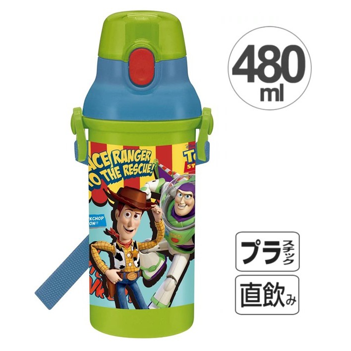 กระติกน้ำแบบยกดื่ม ลาย Toy Story (ทอยสตอรี่) ความจุ 480 ml แบรนด์ Skater สินค้า made in japan นำเข้าจากญี่ปุ่นแท้ค่ะ