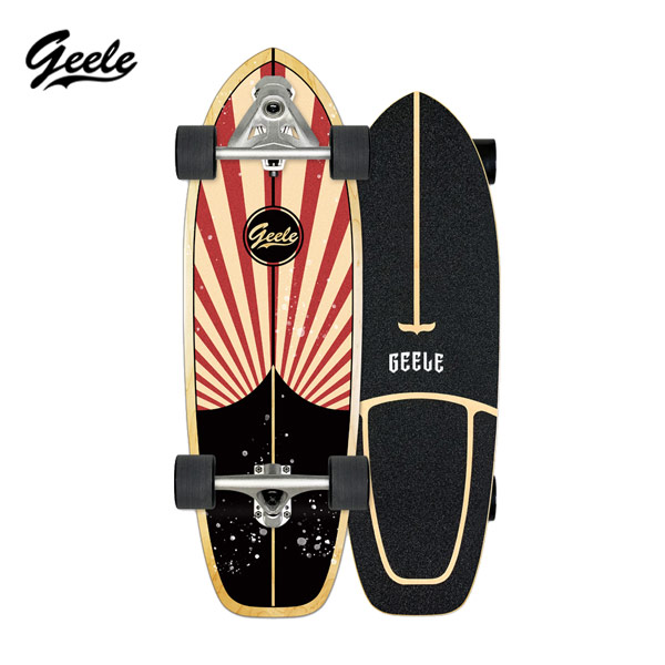 [พร้อมส่ง] Geele CX7 Surfskate - เซิร์ฟสเก็ตจีลี (CX7) แถมฟรีกระเป๋าเก็บบอร์ด (ลายชุด 2)