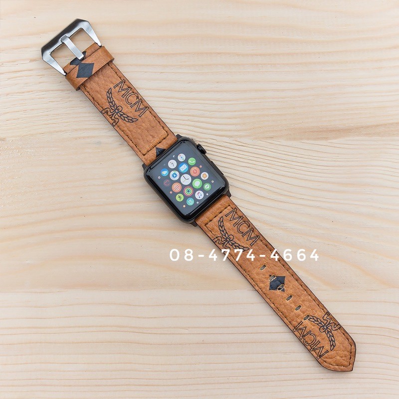 โปรโมชั่น สายนาฬิากา  Watch Strap MCM ของแท้พร้อมส่ง ลดกระหน่ำ สายนาฬิกา สายนาฬิกาหนัง สายนาฬิกา smart watch สายนาฬิกา g shock สายนาฬิกา casio แท้