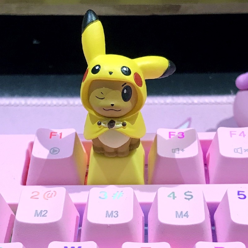 Pikachu R4 【หมวกแป้นพิมพ์】Pikachu Pokémon Keycap ฝันสมบัติ ปุ่มแป้นพิมพ์เชิงกล ...