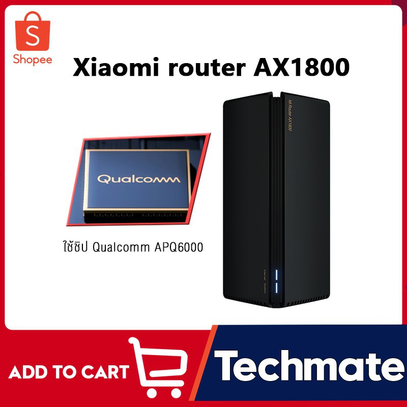 Xiaomi AIoT AX3600 Router WiFi6 / IoT เราเตอร์รับสัญญาณ Wi-Fi เชื่อมต่อแอพ Mi WiFi 5.0