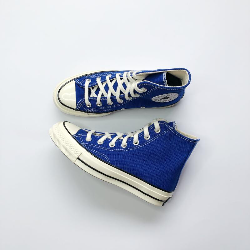 Converse1970Sซัมซุงมาตรฐานถั่วผงป่าสีเขียวทะเลสาบน้ำสีฟ้ารองเท้าผ้าใบสูงด้านบน168510C 168508C