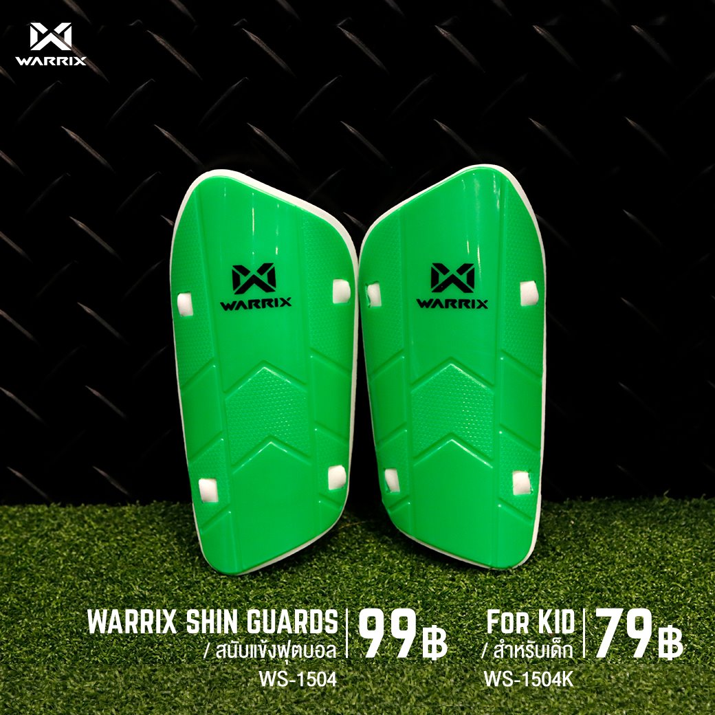 #สนับแข้ง WARRIX SHIN GUARDS รหัส WS-1504K ***เด็ก*** ราคา 79 บาท