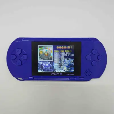 3'' Portable 16 Bit Retro PXP3 Slim Station Video Games Player Handheld Game Console 2pcs Game Card built-in 150 Classic Games (1)