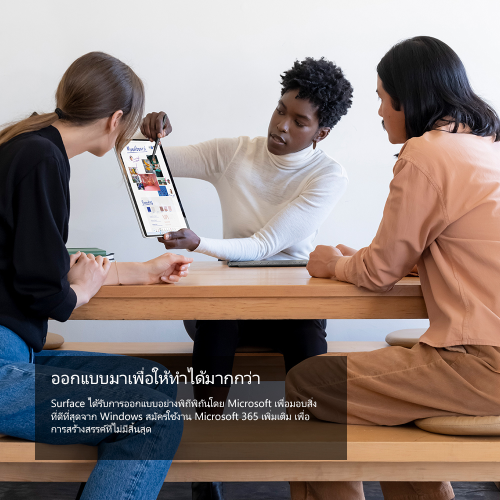 ภาพประกอบคำอธิบาย [Laptop] Microsoft Se Pro 8 i5/8/256 Thai GRAPHITE + Pro Signature Keyboard with Slim Pen 2 Thai Black