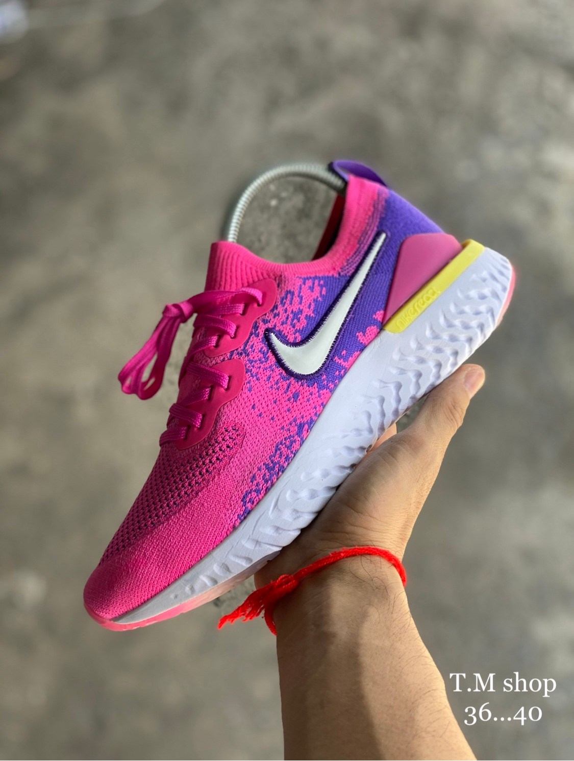 【ของแท้ 100%】รองเท้าวิ่งหญิงNIKE EPIC REACT FLYKNIT 2 (36-40EU) รองเท้าวิ่งมาราธอน รองเท้าออกกำลังกาย รองเท้าลำลอง จัดส่งพร้อมกล่องและใบเสร็จ