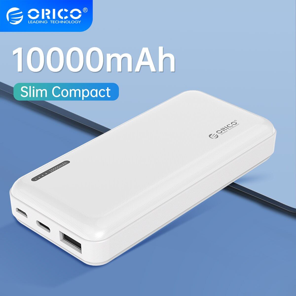 ORICO Slim Compact Power Bank for iphone Portable External Battery for