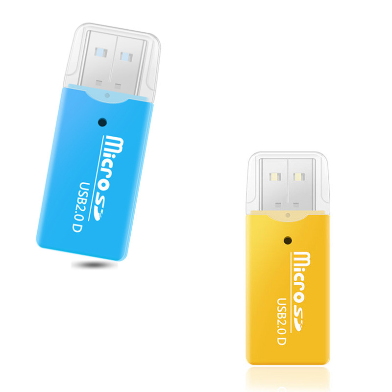 ซื้อหนึ่งแถมหนึ่ง แบบพกพา USB 2.0 Card Reader USB TF Micro SD OTG อะแดปเตอร์เครื่องอ่านการ์ดหน่วยความจำสำหรับ Samsung Macbook Huawei LeTV