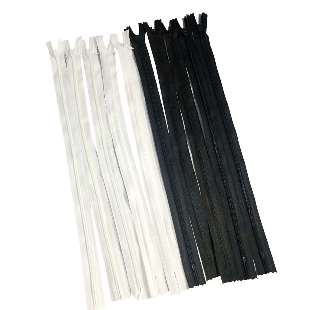  10 Pieces/Pack Long Zipper Zip Ziper Plastic 3# 12cm