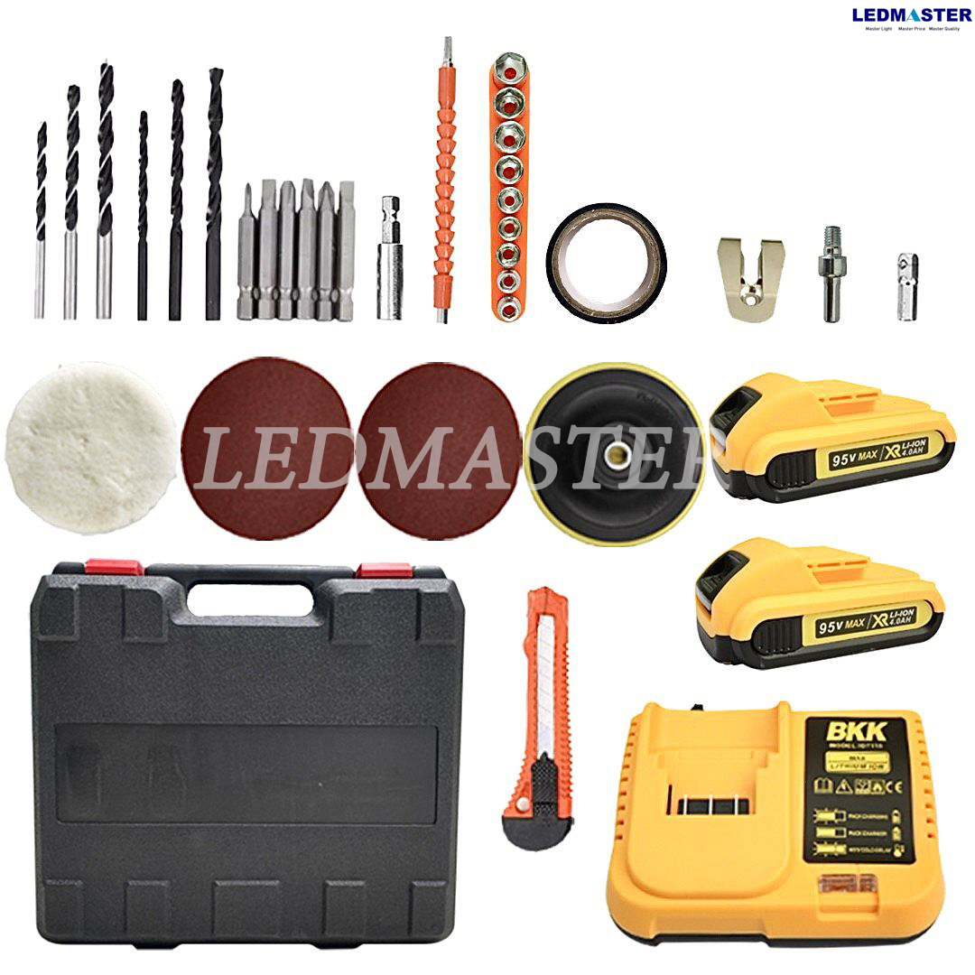 (ของแท้) สว่านไร้สาย แบบ 3 ระบบ 95V รุ่น BKK สว่านเจาะไม้ ปูน เหล็ก ปรับสปีดได้ มีไฟแจ้ง