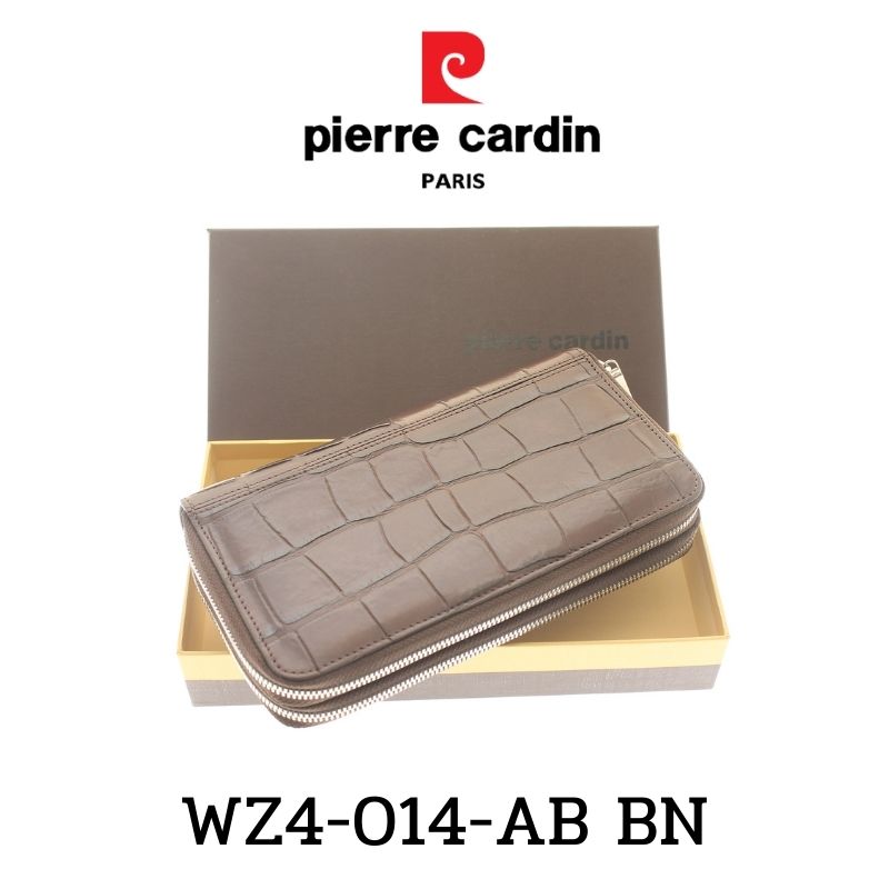 Pierre Cardin (ปีแอร์ การ์แดง) กระเป๋าธนบัตร กระเป๋าสตางค์ใบยาว กระเป๋าสตางค์เท่ๆ กระเป๋าหนัง กระเป๋าหนังแท้ รุ่น WZ4-014-AB พร้อมส่ง ราคาพิเศษ ราคา 23,676 บาท*ส่งฟรี