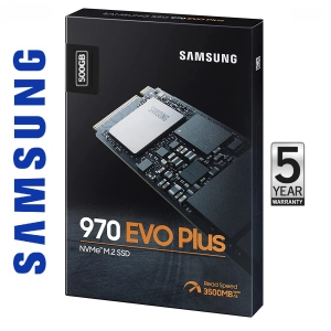 สินค้า Samsung 500GB 970 EVO Plus M.2 NVMe SSD