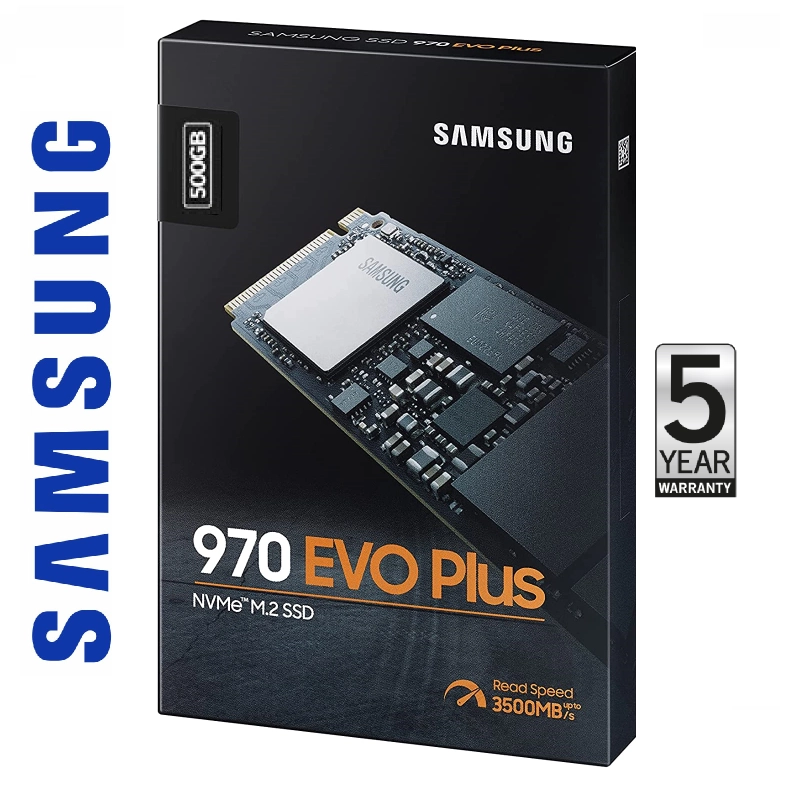 ภาพหน้าปกสินค้าSamsung 500GB 970 EVO Plus M.2 NVMe SSD
